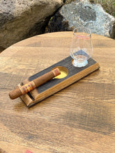 Load image into Gallery viewer, Wood Whiskey Cigar Tray
