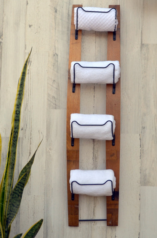 Wine Stave - Towel Rack - made from reclaimed wooden 2024 wine barrels