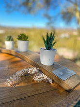 Load image into Gallery viewer, Wooden Plant Holder Centerpiece
