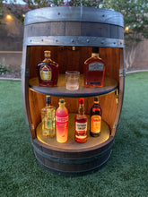 Load image into Gallery viewer, Barrel Liquor Cabinet Display Case
